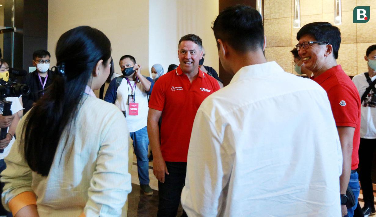 Raffi Ahmad pun mengundang Michael Owen untuk mengunjungi kediamannya untuk merayakan ulang tahun putra sulung Raffi, Rafathar Malik Ahmad, yang jatuh pada 15 Agustus. (Bola.com/M Iqbal Ichsan)