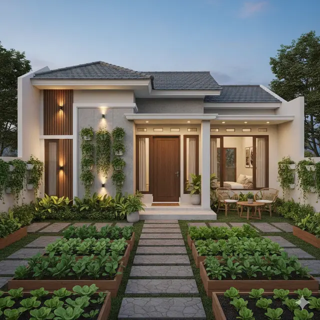 Desain Rumah Urban Farming