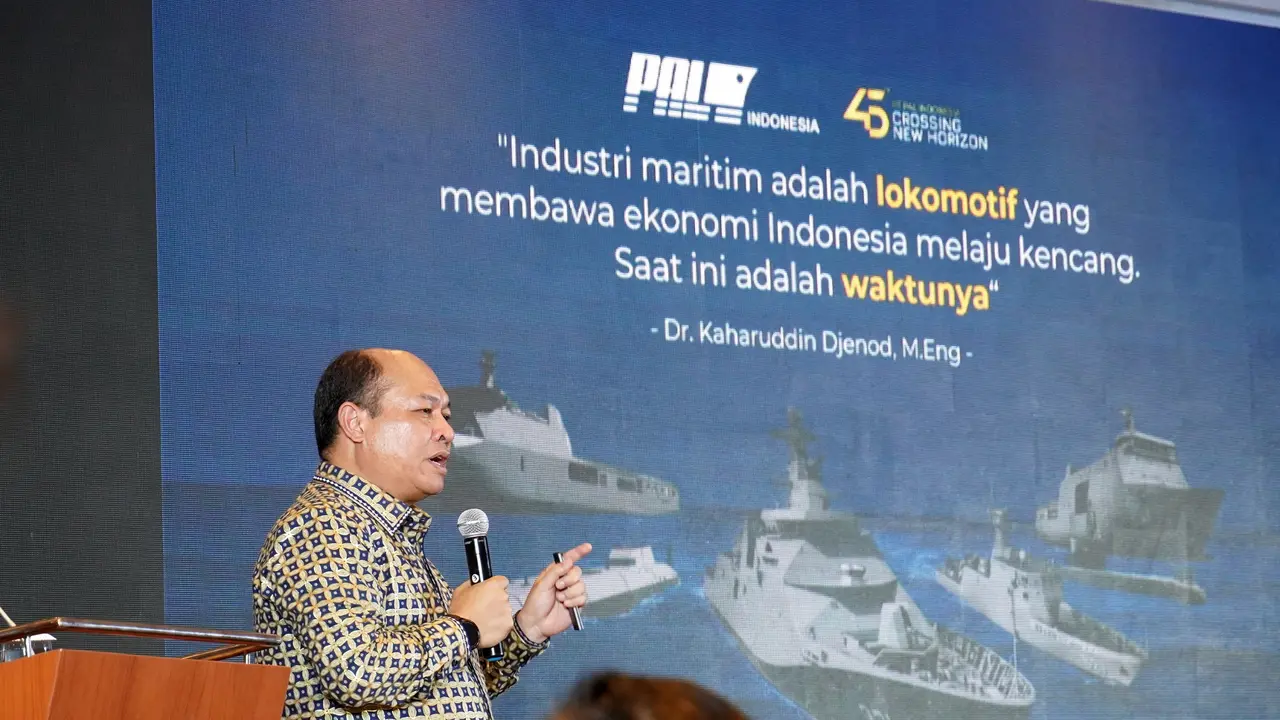 Direktur Utama PT PAL Indonesia, Kaharuddin Djenod, menekankan pentingnya peran strategis industri perkapalan di Tanah Air.