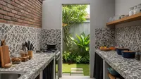 7 Desain Dapur Kecil Ala Tropis Semi Outdoor untuk Rumah Kampung, Lapang dan Menawan