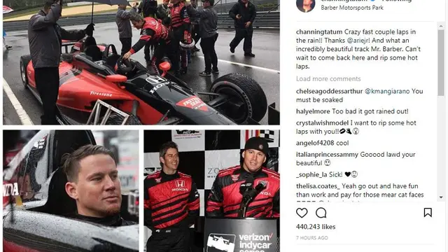 Channing Tatum dan Arie Luyendyk Jr