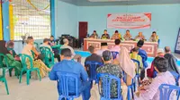 Polres Rokan Hulu gelar Jumat Curhat menampung keluhan dan masukan masyarakat soal keamanan serta ketertiban. (Liputan6.com/M Syukur)