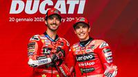Pembalap Ducati Lenovo Team, Pecco Bagnaia dan Marc Marquez (c) Ducati Corse