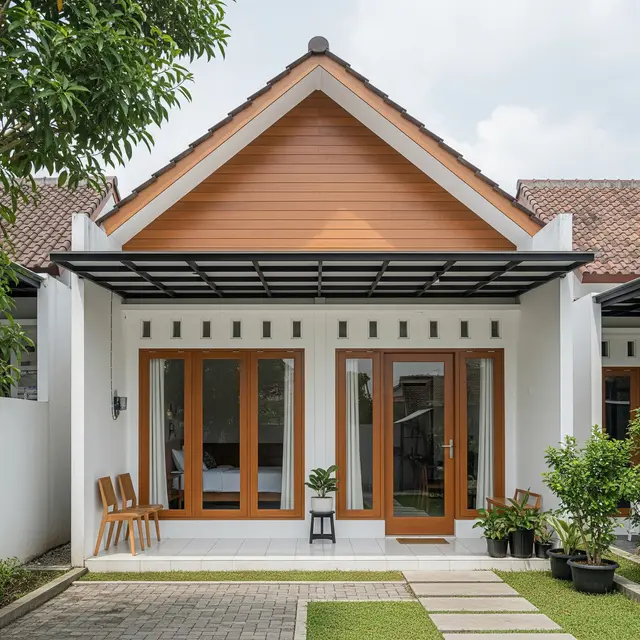 9 Gambar Rumah Sederhana 8 x 9 Meter, Denah Optimal dan Desain Fungsional