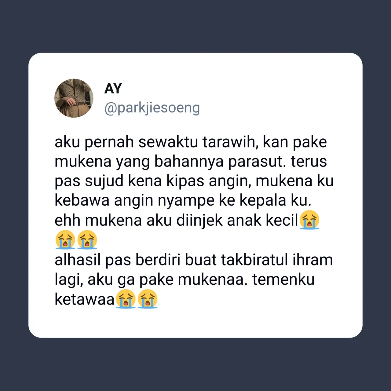 6 Cerita Lucu Netizen Ketika Shalat Tarawih Di Masjid Ini Bikin Ketawa