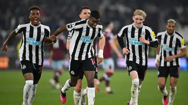 Hasil Liga Inggris: Newcastle Mengamuk di Kandang West Ham United