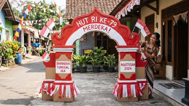 Ide Hiasan 17 Agustus dari Kardus Bekas