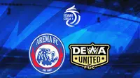Hasil BRI Liga 1: Diwarnai 2 Penalti dan 2 Kartu Merah, Arema FC Sikat Dewa United
