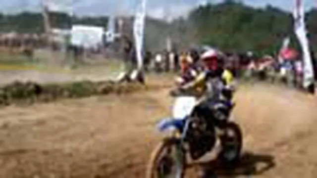 Lomba Motor Cross di Riau