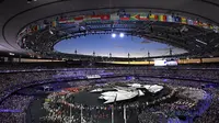 Closing Ceremony Olimpiade Paris 2024di Stade de France, St. Denis, Senin (12/8/2024). (AFP/Wang Zhao)