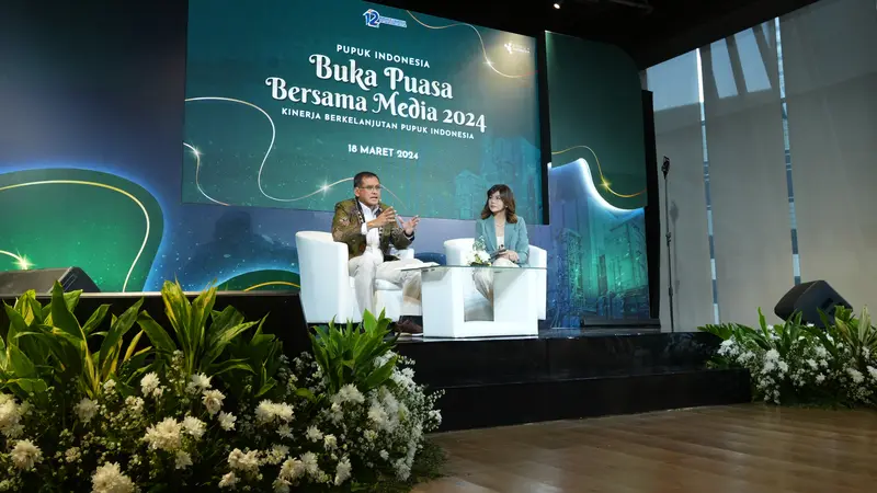 Direktur Utama PT Pupuk Indonesia (Persero) Rahmad Pribadi  dalam Media Gathering, di Jakarta, dikutip Selasa (19/3/2024).