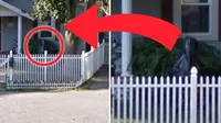 Penampakan hantu anak kecil di halaman rumah (Google Earth)