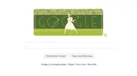 Suzanne Lenglen, petenis wanita legendaris yang mejeng di Google Doodle (sumber: google.com)