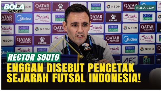 Hector Souto Tolak Disebut Pencetak Sejarah Timnas Futsal Indonesia