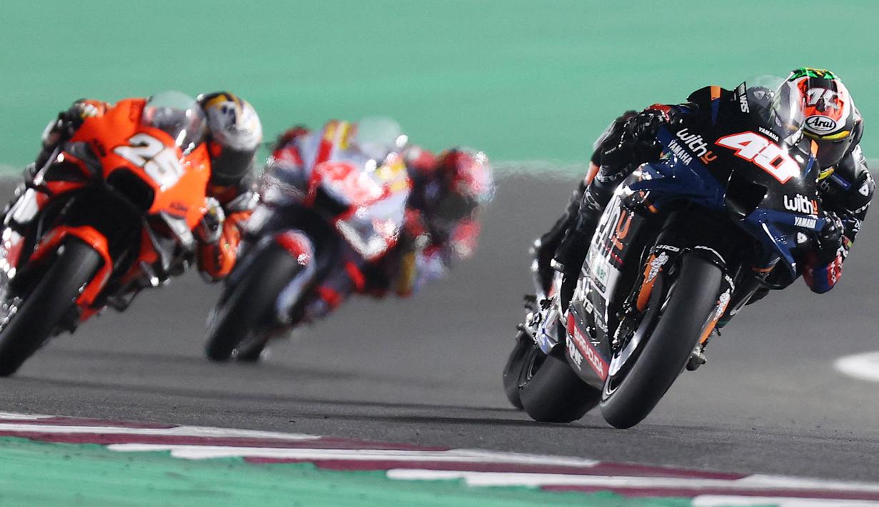 Adik Brad Binder ini loncat kelas dari Moto3 langsung ke MotoGP. Darryn Binder finis peringkat 7 klasemen akhir Moto3 2021. Ia akan satu tim dengan Andrea Dovizioso. (AFP/Karim Jaafar)
