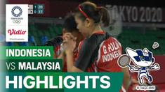 Berita video highlights Bulutangkis Ganda Putri Olimpiade Tokyo 2020, Greysia / Apriyani kalahkan wakil Malaysia, Sabtu (24/7/21)