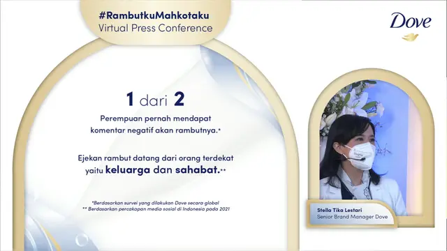 Dove Rambutku Mahkotaku