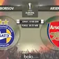 Liga Europa: BATE Borisov Vs Arsenal (Bola.com/Adreanus Titus)