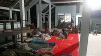 Kondisi pengungsian warga terdampak banjir di Kabupaten Purworejo, Jawa Tengah, Rabu (16/3/2022). (Foto: BPBD Kabupaten Purworejo)
