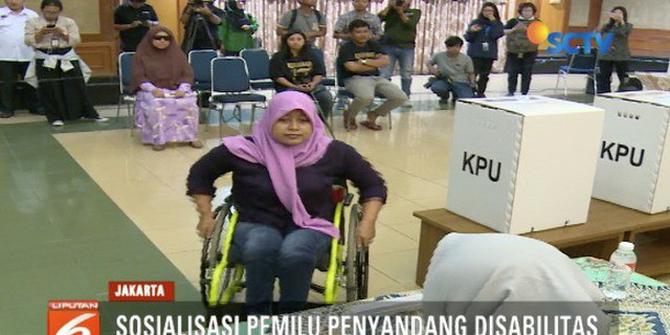 Kemensos dan KPU Sosialisasikan Pemilu pada Penyandang Disabilitas