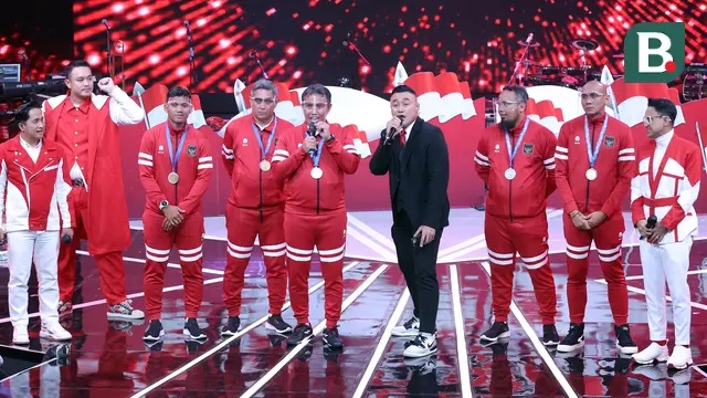 Foto: Timnas Indonesia U-16 Hadiri Acara Konser 17an Indonesia Juara