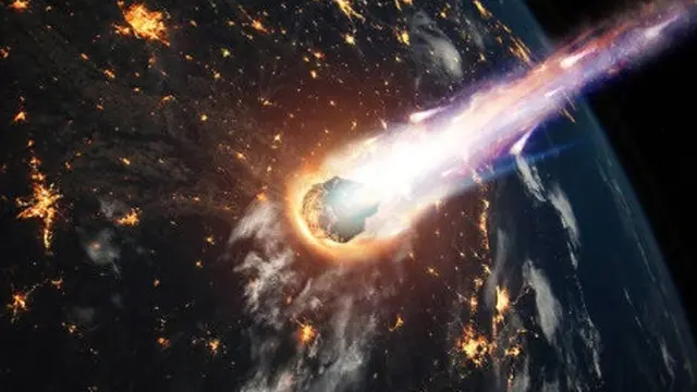 ilustrasi asteroid.