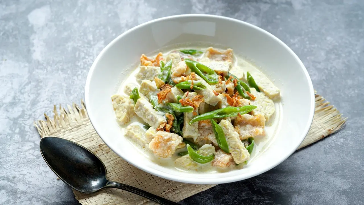 lodeh sayur tempe cabe hijau