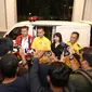 Ijeck, sapaan akrab Musa Rajekshah, saat ditanya wartawan usai acara penyerahan ambulans kepada Partai Solidaritas Indonesia (PSI) di Rumah Dinas Wagub Sumut, Jalan Teuku Daud, Kota Medan, Kamis (25/5/2023) malam