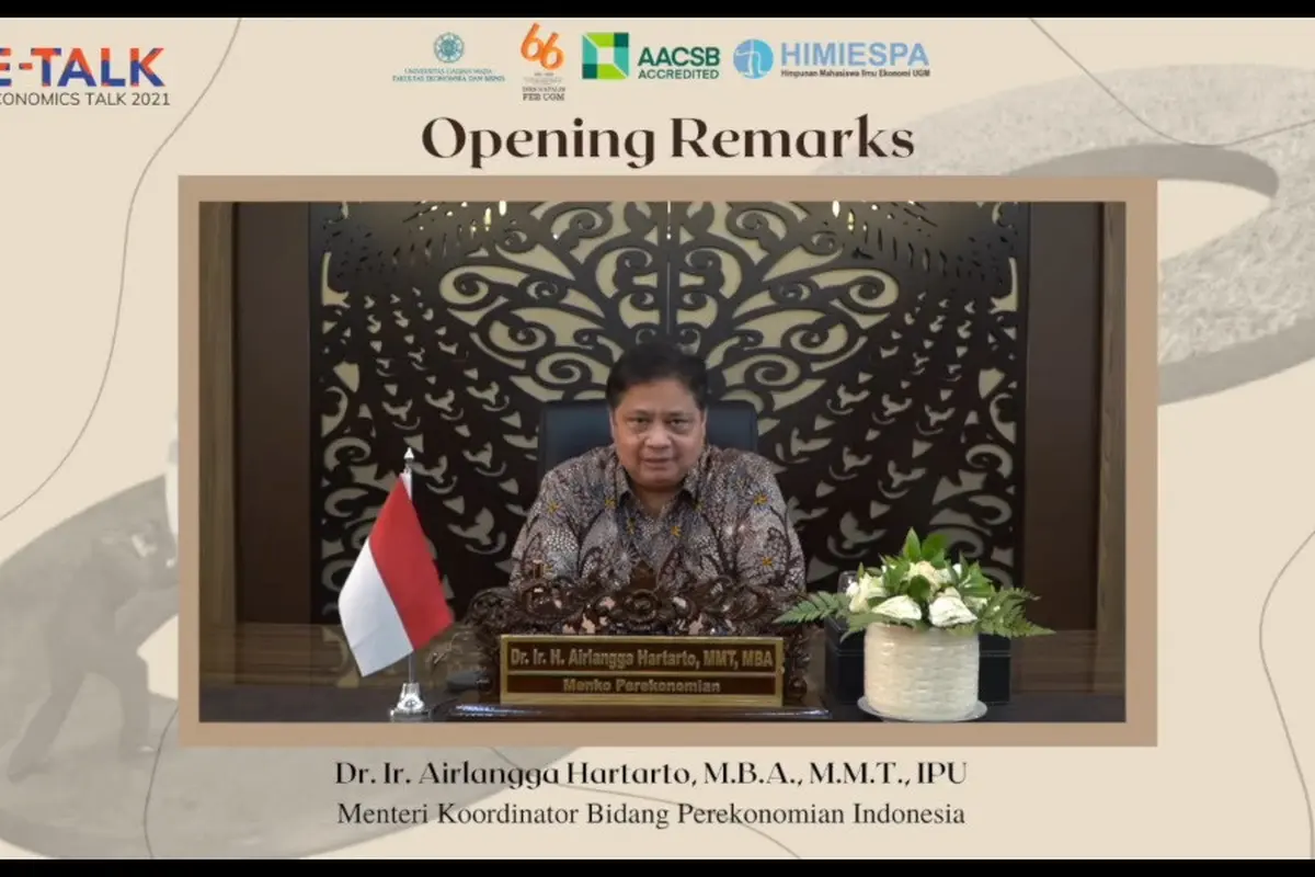 Menteri Koordinator Bidang Perekonomian Airlangga Hartarto