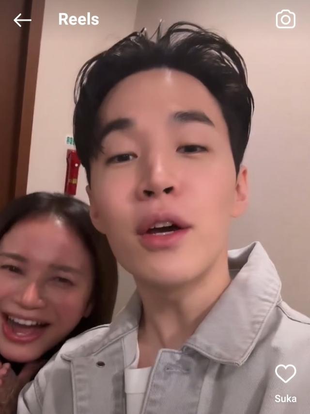 Rossa jumpa Henry Lau di Korea (Foto Instagram itsrossa910)