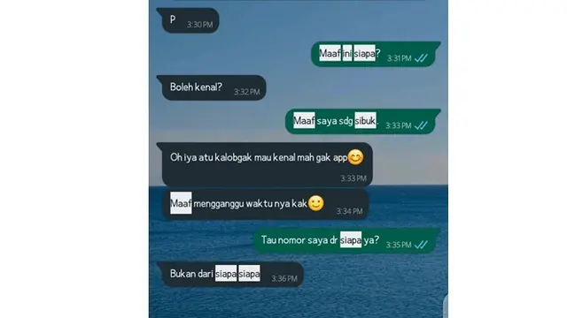 6 Chat Orang Pakai Huruf P saat Minta Kenalan Ini Ujungnya Bikin Kesal