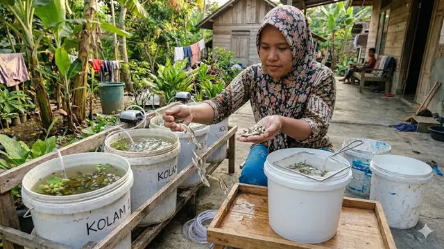 Cara Budidaya Ikan Patin di Tong Cat Bekas dengan Sistem Sederhana