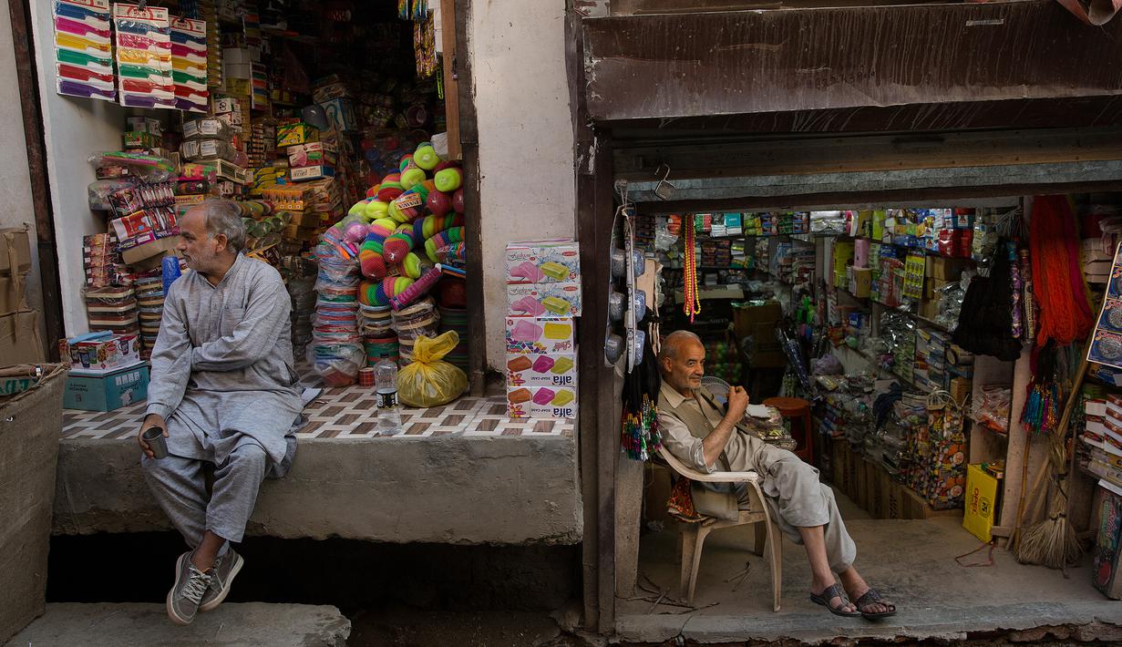 FOTO Suasana Pasar  di Kota Anantnag Kashmir Global 