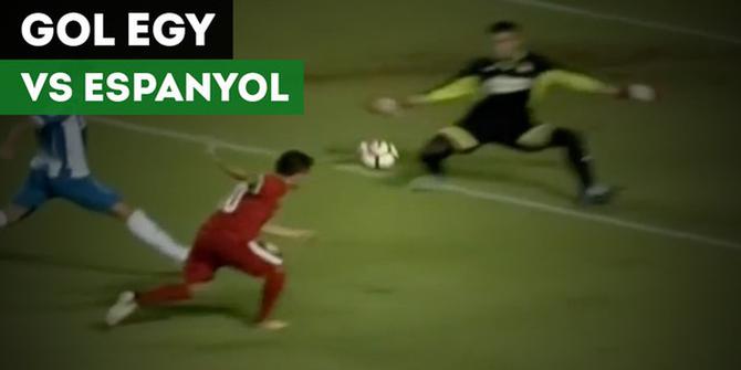 VIDEO: Gol Cantik Pemain Timnas U-19 Egy Maulana ke Gawang Espanyol
