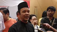 Tokoh muda Nahdlatul Ulama (NU) Taufik Damas meminta masyarakat tidak golput pada Pilpres 2019 ini. (Liputan6.com/Nafis)