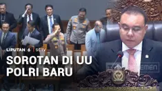 Sejumlah persoalan menjadi sorotan dalam Undang-Undang Polri yang baru. Mulai dari penempatan anggota Kepolisian di luar tubuh Polri hingga batas usia pensiun petinggi Polri.