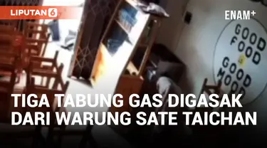 Pencuri Gasak Tiga Tabung Gas 3Kg dari Warung Sate Taichan di Kembangan