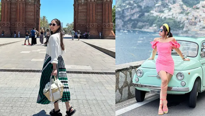 Adu Gaya Jessica Mila dan Kakak Ipar Petty Hasibuan yang Sama-Sama Liburan di Eropa