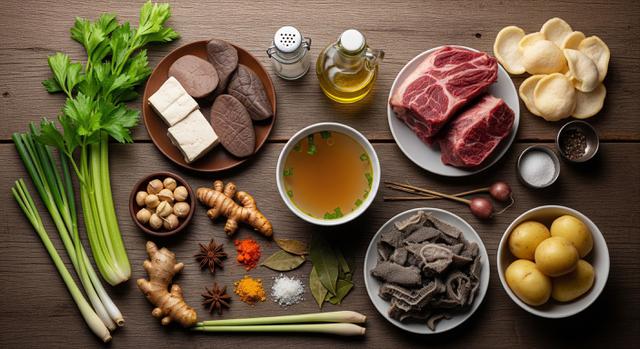 Bahan-bahan untuk Soto Betawi Tanpa Santan
