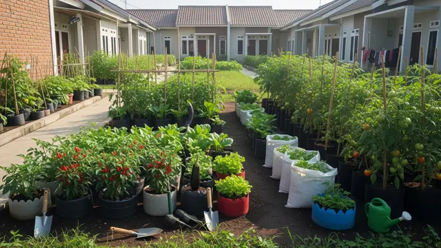 Ide Kebun Sayur untuk Ibu-ibu di Komplek Perumahan Subsidi/Gemini AI