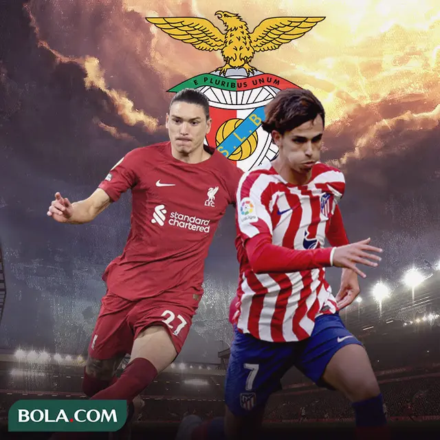Ilustrasi - Joao Felix, Darwin Nunez