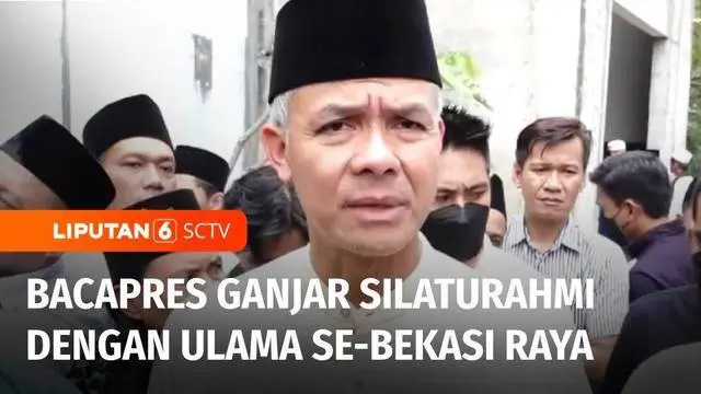 VIDEO: Bacapres Ganjar Pranowo Datangi Ponpes Motivasi Indonesia dan Silaturahmi Ulama Bekasi