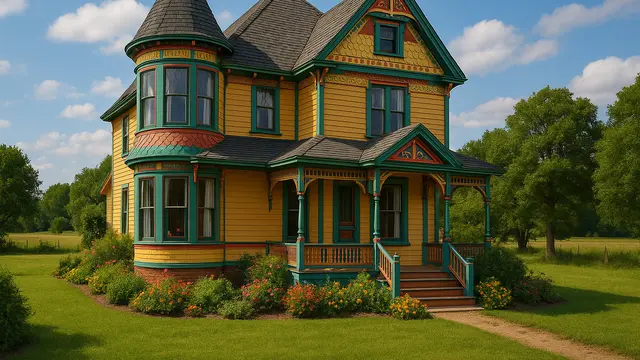 Model Rumah Amerika Klasik di Desa