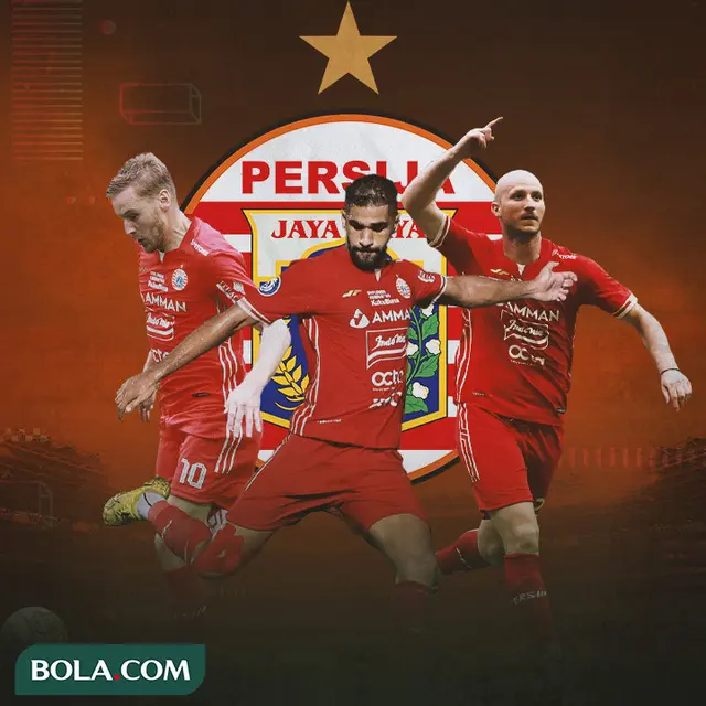 Persija Jakarta - Hanno Behrens, Abdulla Yusuf Helal, Michael Krmencik