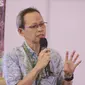 Hartono Prabowo, Technical Director FSC Indonesia menjelaskan harapan kolaborasi antara designer dengan pelaku usaha furnitur. Foto: liputan6.com/ircomm&nbsp;