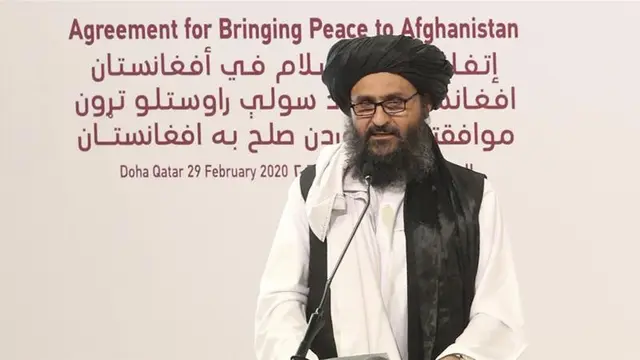 Mullah Abdul Ghani Baradar, pemimpin politik utama Taliban, akan bertemu dengan menteri luar negeri AS di luar Doha.