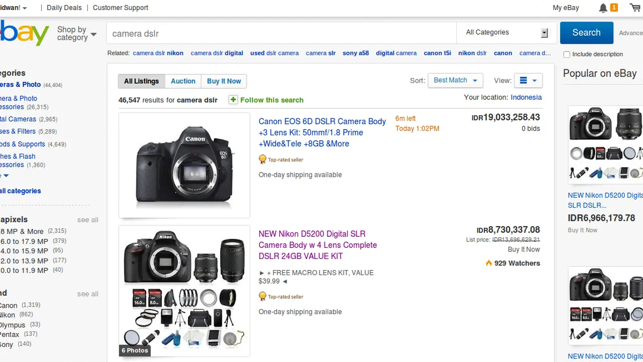 Tips Aman Membeli Barang di Situs Ebay.com