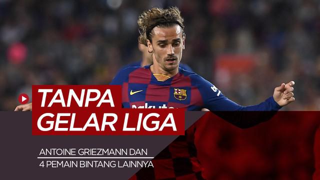 Berita motion grafis Antoine Griezmann dan 4 bintang sepak bola yang belum raih gelar liga, pemain Arsenal di antaranya.
