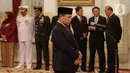 Laksamana Madya TNI Aan Kurnia saat dilantik sebagai Kepala Badan Keamanan Laut (Bakamla) di Istana Negara, Jakarta, Rabu (12/2/2020). Aan Kurnia resmi menjabat Kepala Bakamla berdasarkan Keppres Nomor 17/TPA/2020 tentang Pemberhentian dan Pengangkatan Kepala Bakamla. (Liputan6.com/Faizal Fanani)