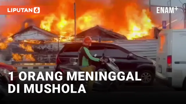 VIDEO: Satu Orang Meninggal Dunia dalam Kebakaran di Bekas Lapak Fotokopi Matraman